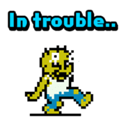 "Zobisuke" of zombie sticker #828381