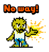 "Zobisuke" of zombie sticker #828391