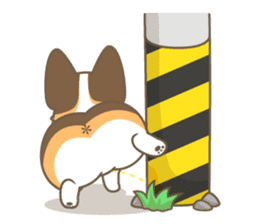 Corgi a collection sticker #829031
