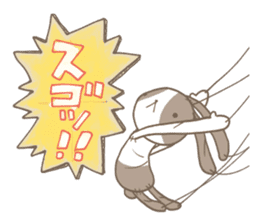 Puppet rabbit sticker #829681