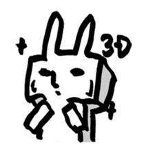 White rabbits of Kusuda sticker #829731