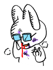 White rabbits of Kusuda sticker #829747