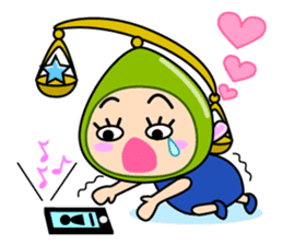 Original Horoscopes: Libra "The Scale" sticker #829800