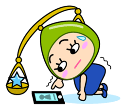 Original Horoscopes: Libra "The Scale" sticker #829807