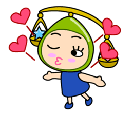 Original Horoscopes: Libra "The Scale" sticker #829808