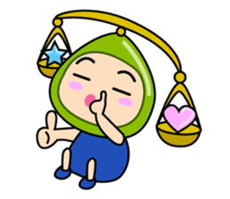 Original Horoscopes: Libra "The Scale" sticker #829809