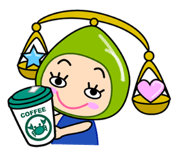 Original Horoscopes: Libra "The Scale" sticker #829814