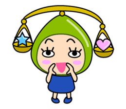 Original Horoscopes: Libra "The Scale" sticker #829815