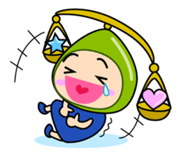 Original Horoscopes: Libra "The Scale" sticker #829817