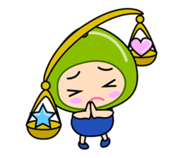 Original Horoscopes: Libra "The Scale" sticker #829819