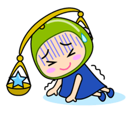 Original Horoscopes: Libra "The Scale" sticker #829822