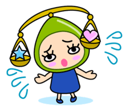 Original Horoscopes: Libra "The Scale" sticker #829823