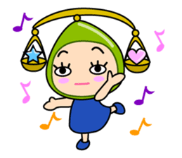 Original Horoscopes: Libra "The Scale" sticker #829830