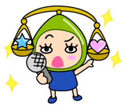 Original Horoscopes: Libra "The Scale" sticker #829833