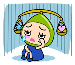 Original Horoscopes: Libra "The Scale" sticker #829834