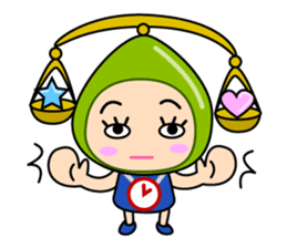 Original Horoscopes: Libra "The Scale" sticker #829835