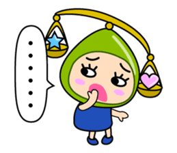 Original Horoscopes: Libra "The Scale" sticker #829837