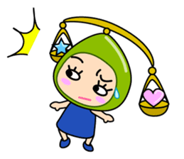 Original Horoscopes: Libra "The Scale" sticker #829838