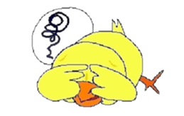 kawaii baby chick sticker #829883