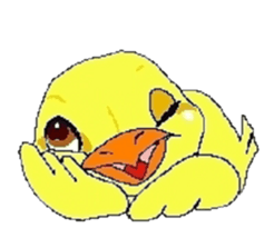 kawaii baby chick sticker #829888