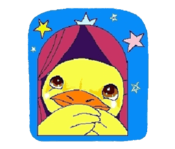 kawaii baby chick sticker #829904