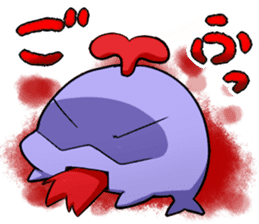 nosebleed whale sticker sticker #830050
