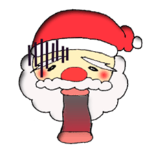 An idle Santa sticker #830080