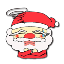 An idle Santa sticker #830091