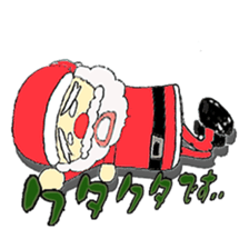 An idle Santa sticker #830098