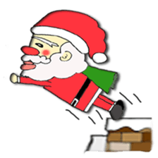 An idle Santa sticker #830111