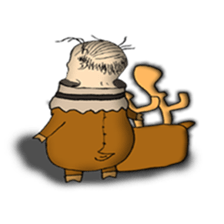 An idle Santa sticker #830116