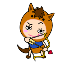 Original Horoscopes: "The Archer" sticker #830119