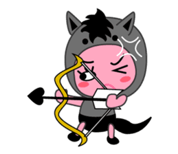 Original Horoscopes: "The Archer" sticker #830130