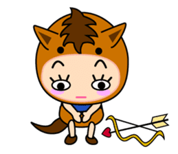 Original Horoscopes: "The Archer" sticker #830140