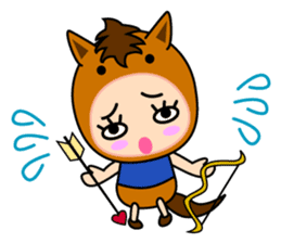 Original Horoscopes: "The Archer" sticker #830143