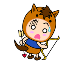 Original Horoscopes: "The Archer" sticker #830144
