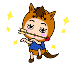 Original Horoscopes: "The Archer" sticker #830145