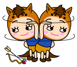 Original Horoscopes: "The Archer" sticker #830146