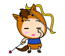 Original Horoscopes: "The Archer" sticker #830147