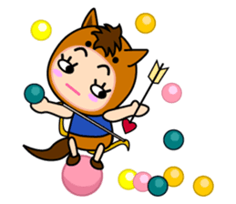 Original Horoscopes: "The Archer" sticker #830148