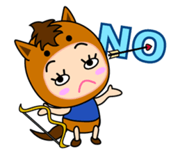 Original Horoscopes: "The Archer" sticker #830152