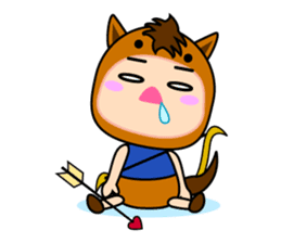 Original Horoscopes: "The Archer" sticker #830156