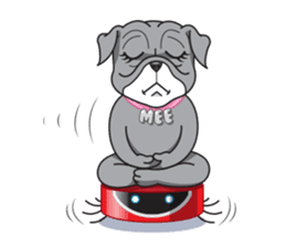 "Moo" & "Mee" : 2Pugs sticker #830418