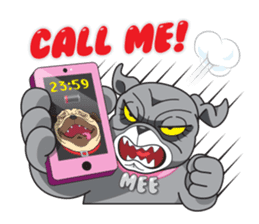 "Moo" & "Mee" : 2Pugs sticker #830419