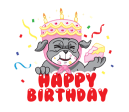 "Moo" & "Mee" : 2Pugs sticker #830424