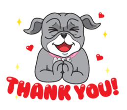 "Moo" & "Mee" : 2Pugs sticker #830426