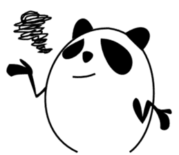 Panda-like creature English ver sticker #831143
