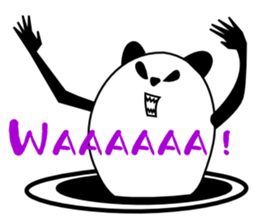Panda-like creature English ver sticker #831150