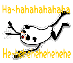 Panda-like creature English ver sticker #831152