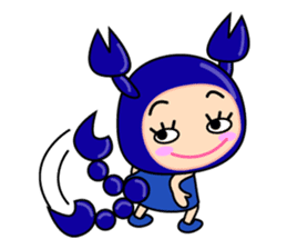 Original Horoscopes: "The Scorpion" sticker #831282